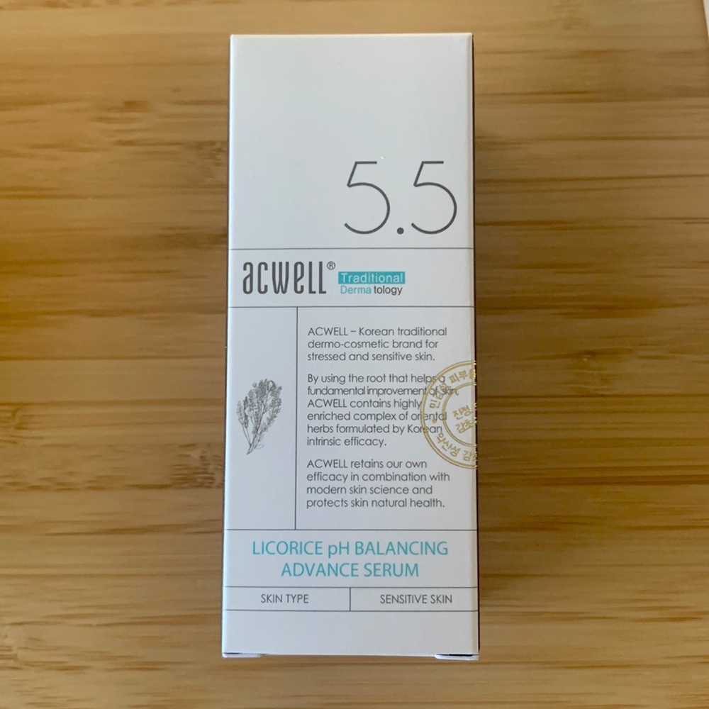 Acwell licorice pH Balancing Advance Serum
